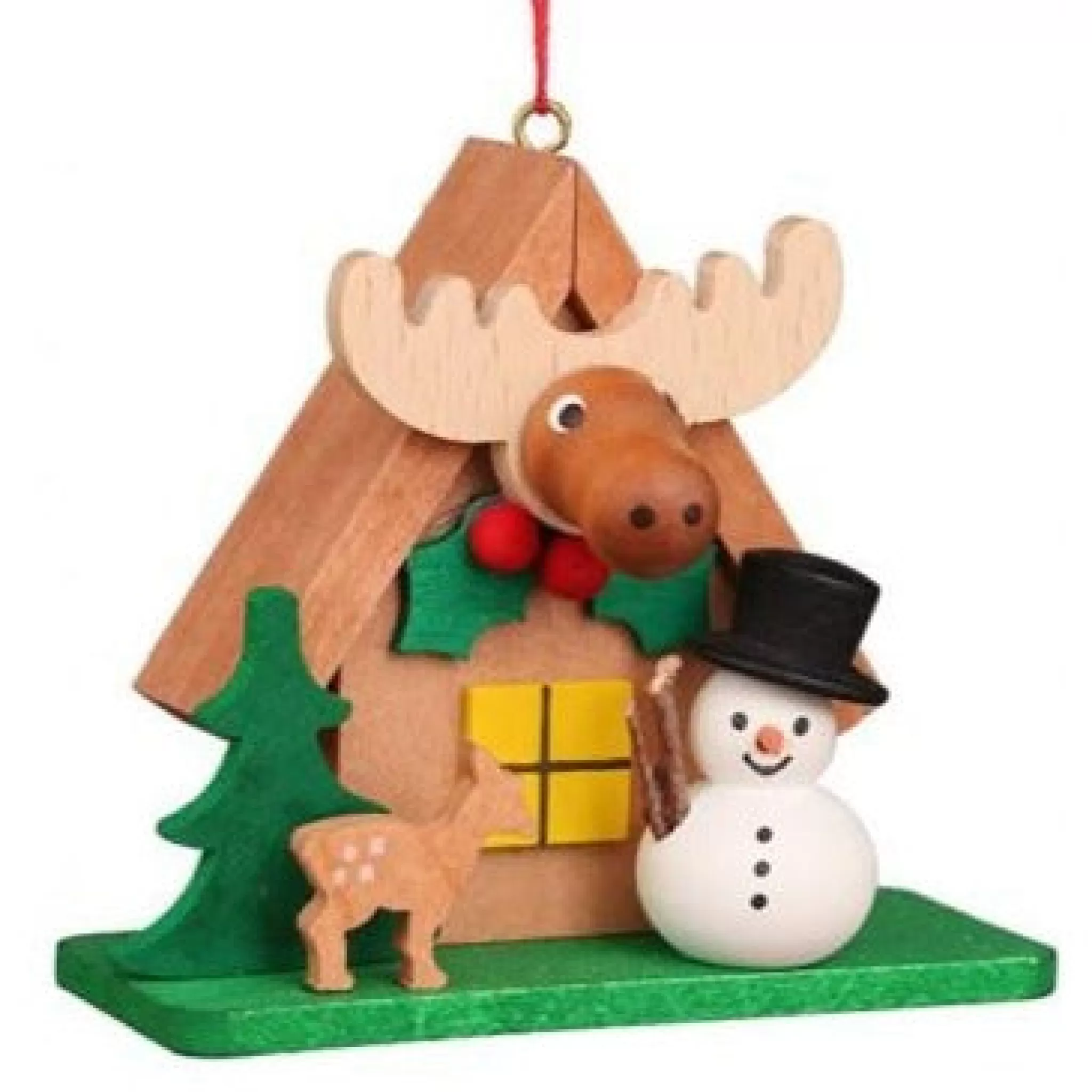 Christian Ulbricht Alpine Lodge - Snowman - Christmas Tree Decoration