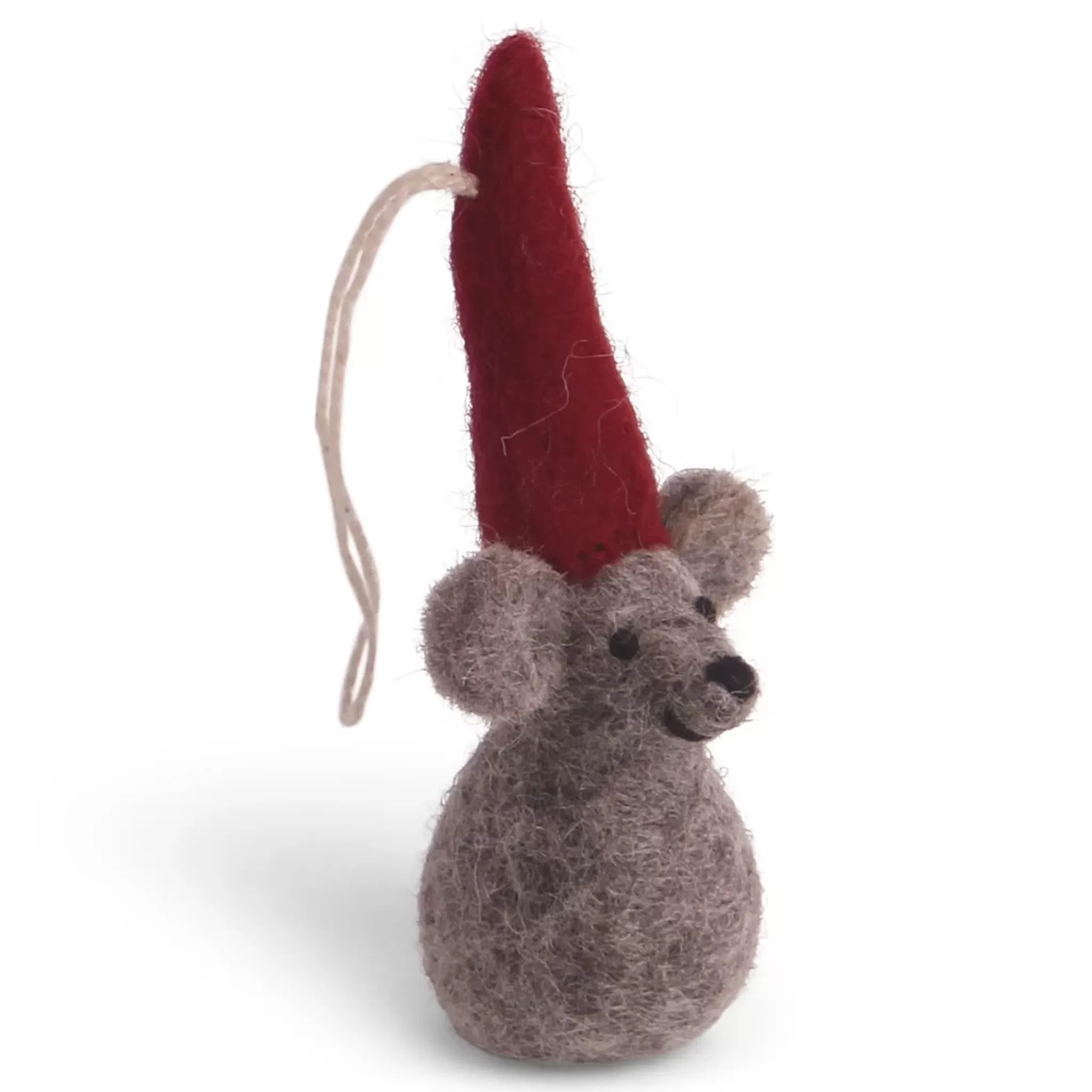 En Gry & Sif Felt Christmas Tree Decoration - Christmas Mouse