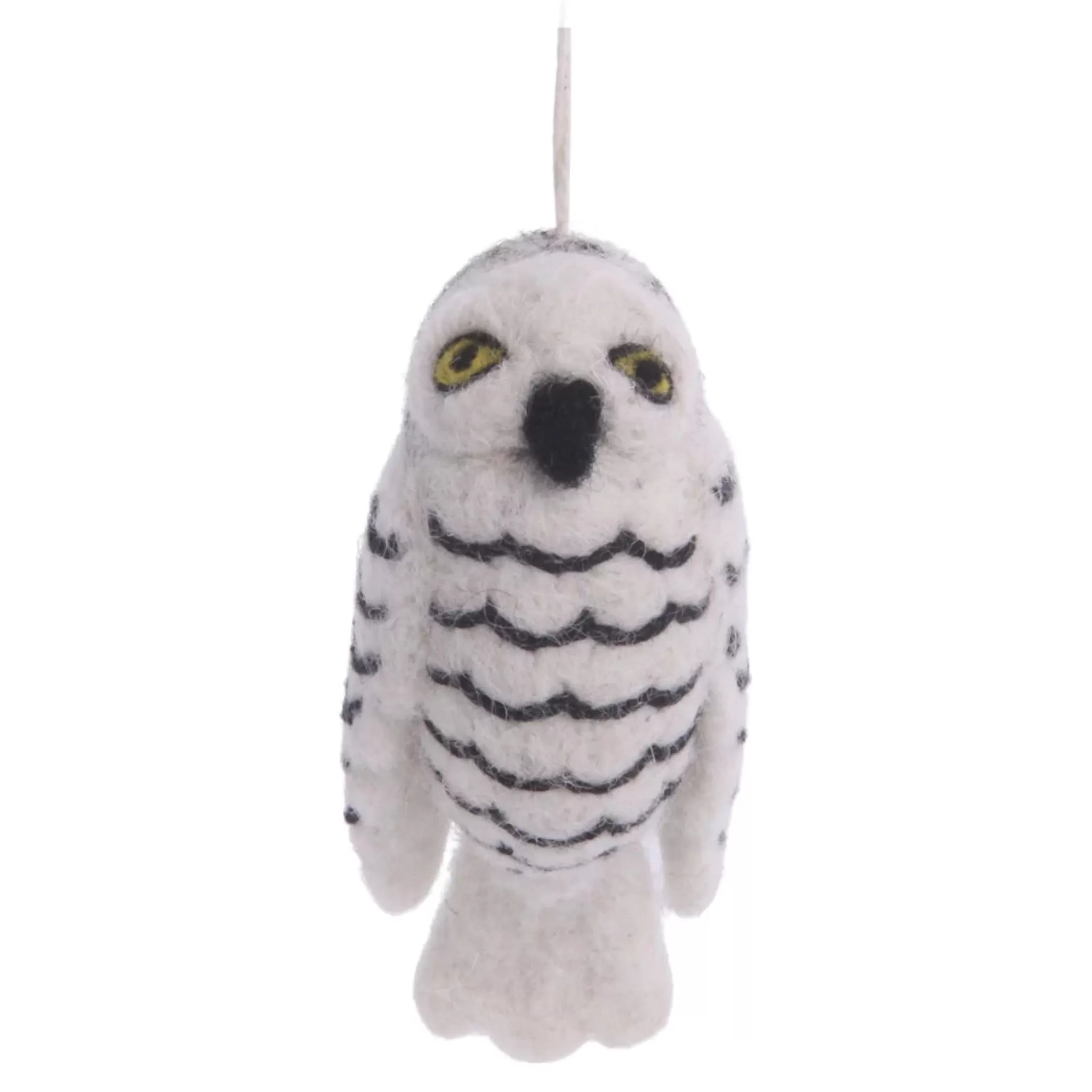 En Gry & Sif Felt Christmas Tree Decoration - Snow Owl