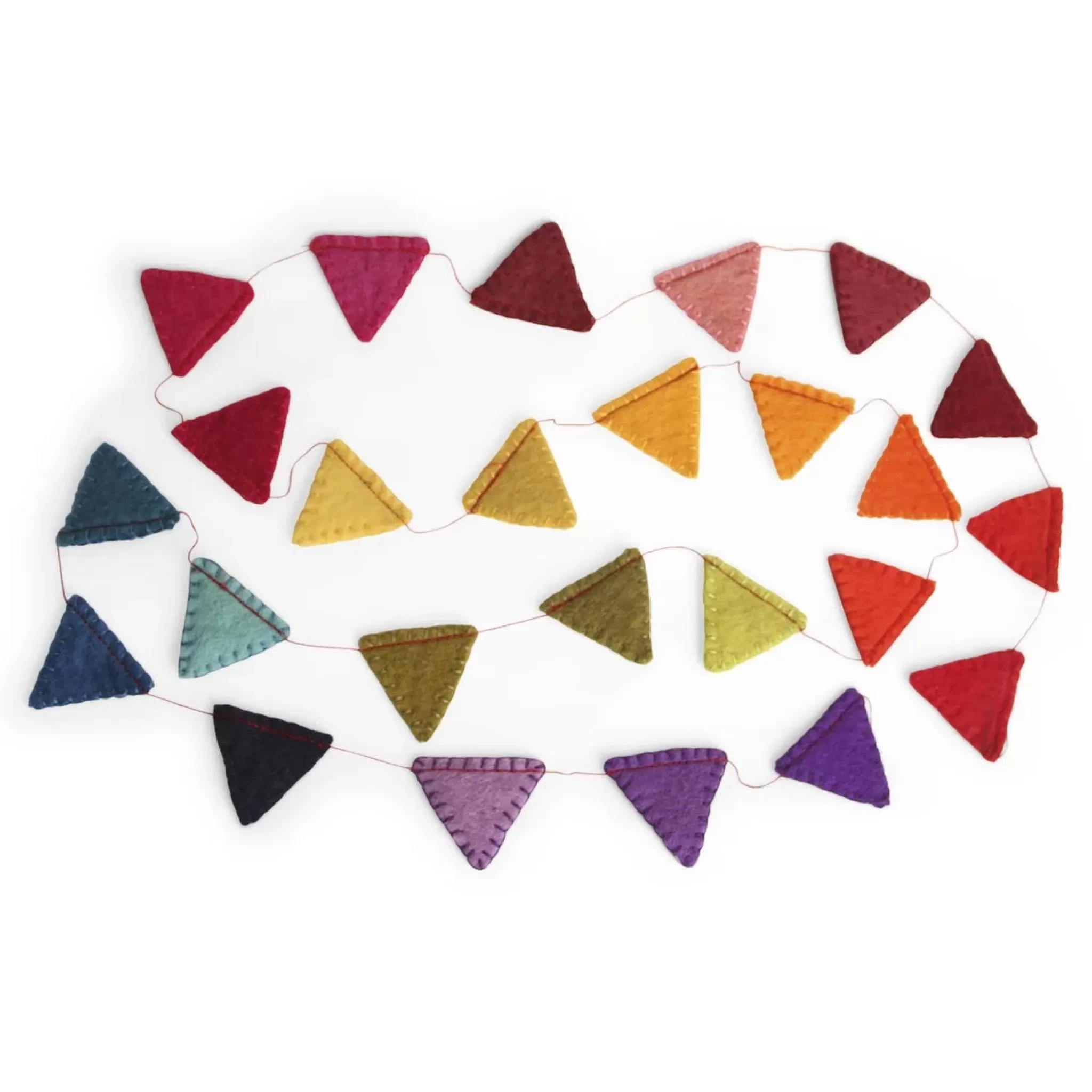 En Gry & Sif Felt Garland - Colorful Flags