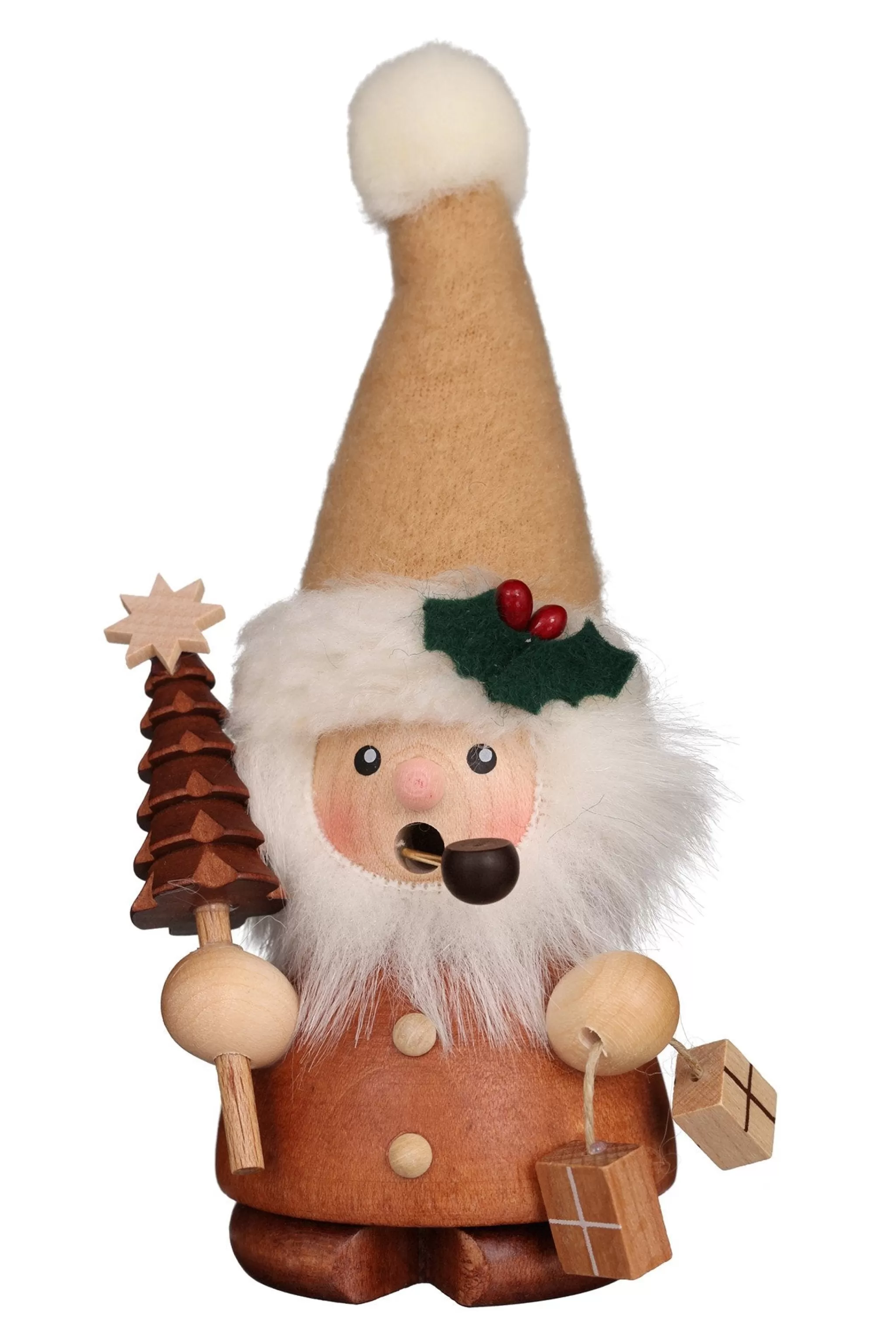 Christian Ulbricht Incense Burner - Mini - Santa With Pointy Hat (Natural)