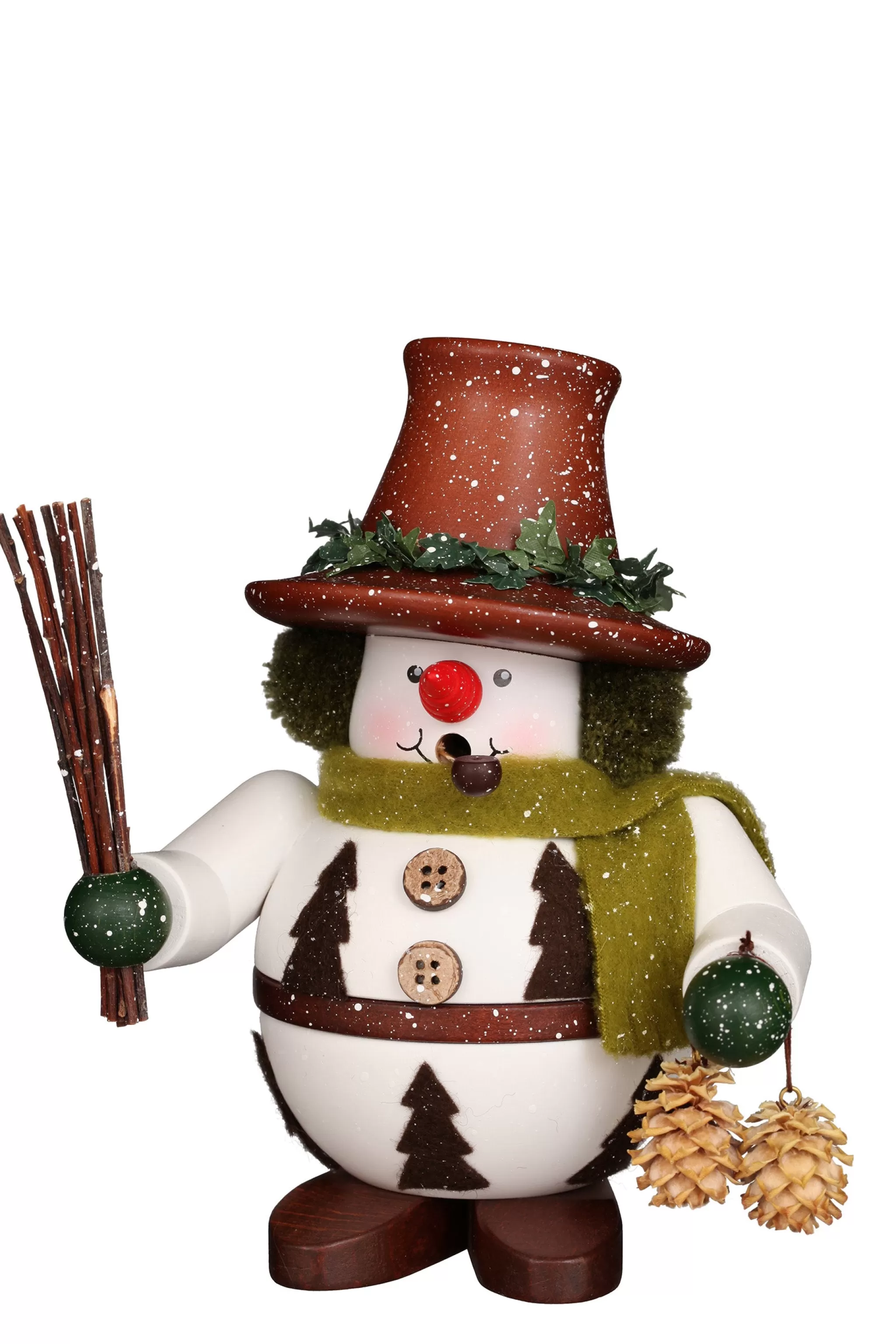 Christian Ulbricht Incense Burner - Premium - Forest Snowman