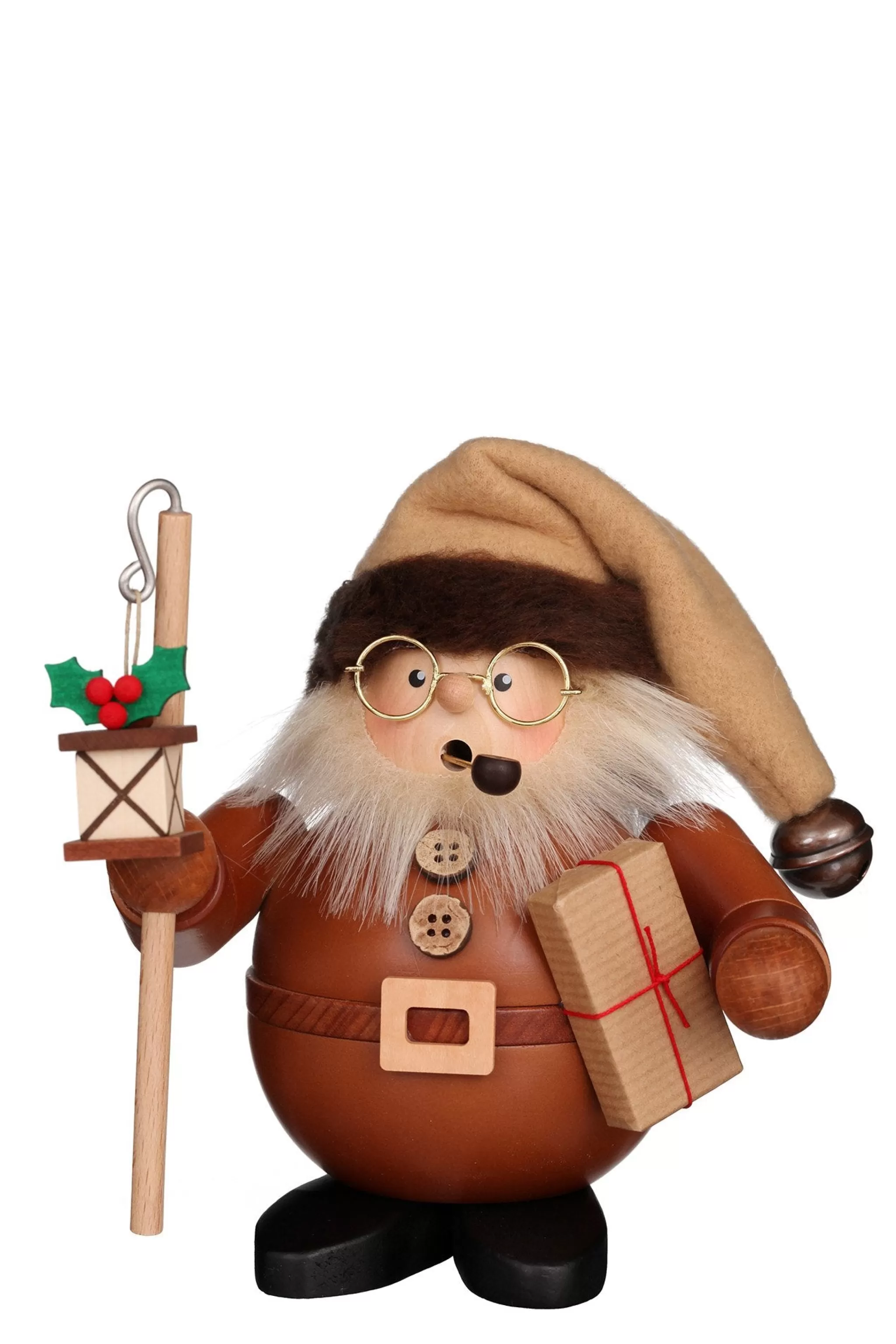 Christian Ulbricht Incense Burner - Premium - Santa With Present And Lantern