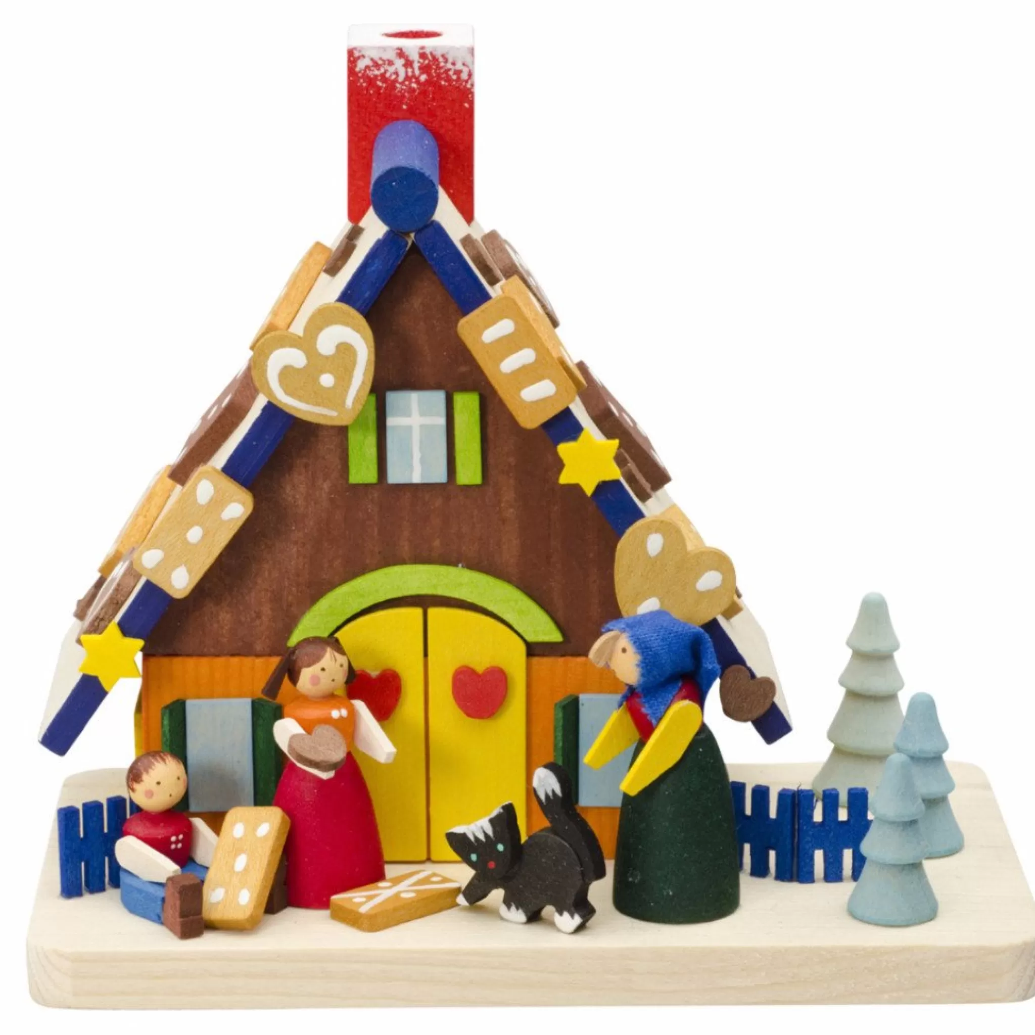 Graupner Incense Burner (House) - Gingerbread House With Hansel & Gretel