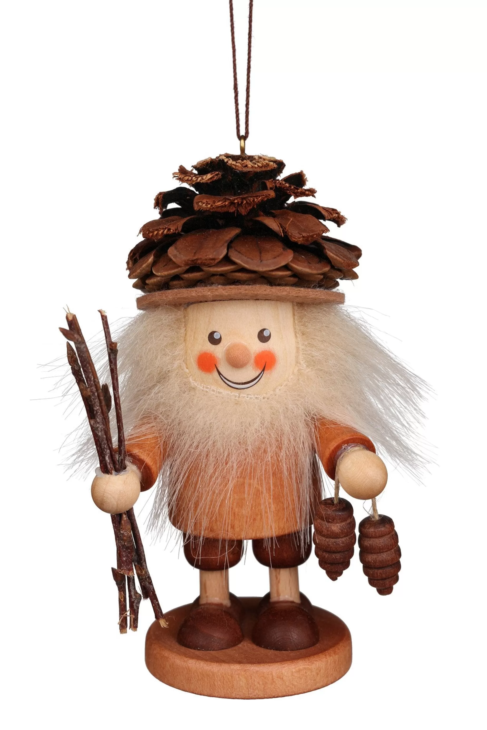 Christian Ulbricht Large Gnome Christmas Tree Decoration - Fir-Cone Gnome