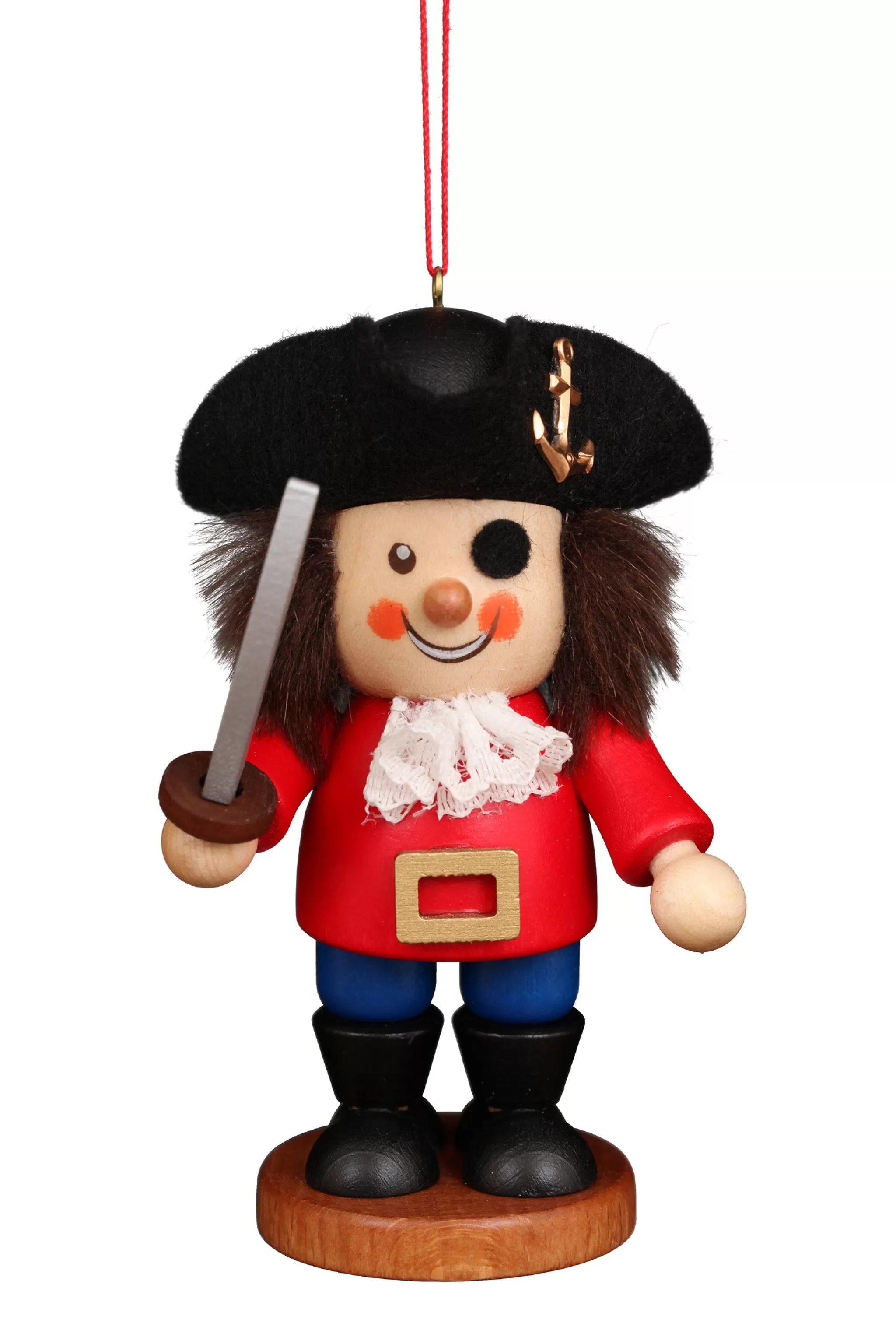 Christian Ulbricht Large Gnome Christmas Tree Decoration - Pirate (Colourful)
