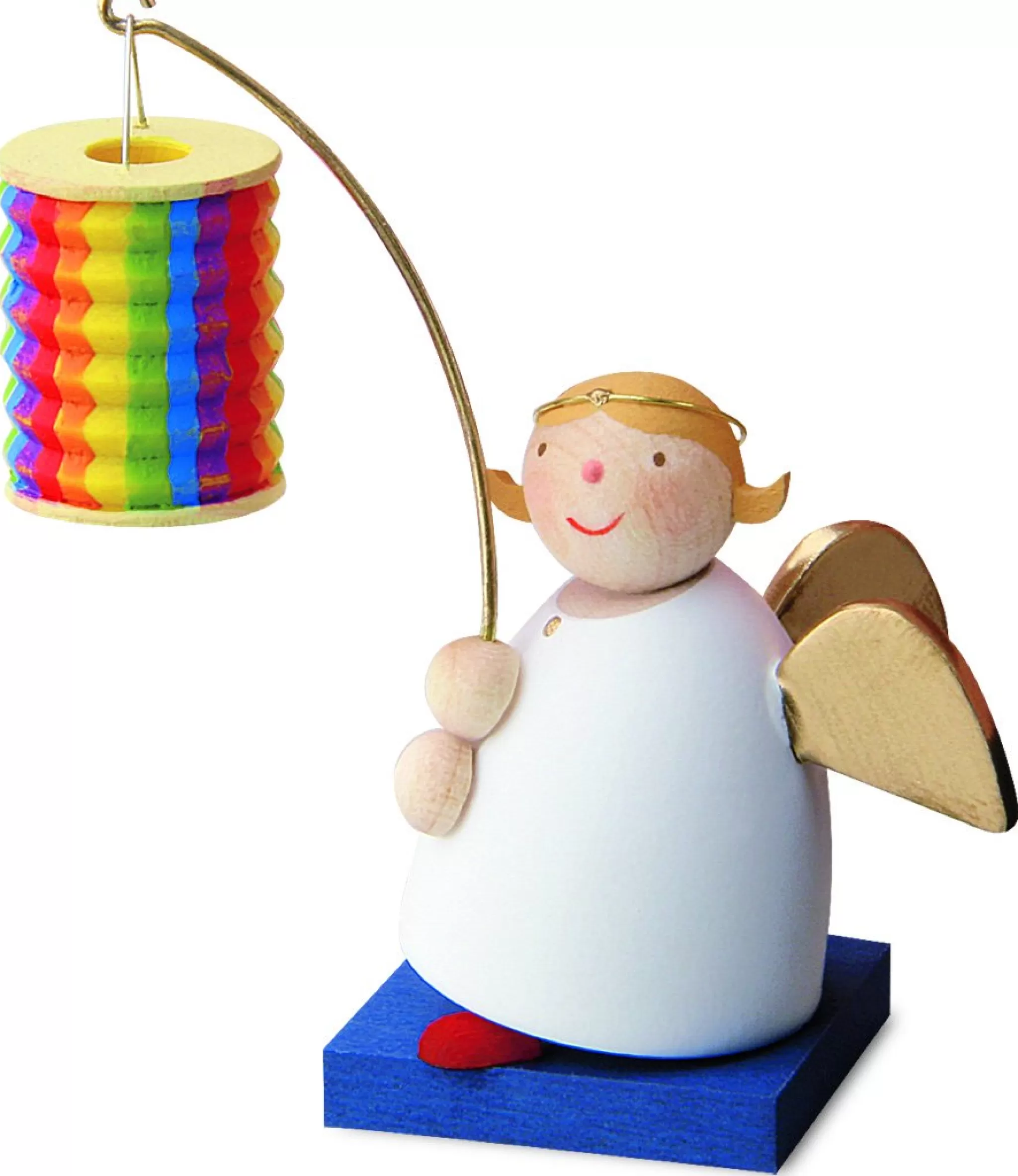 Gunter Reichel Little Angel Figurine - Guardian Angel With Lantern