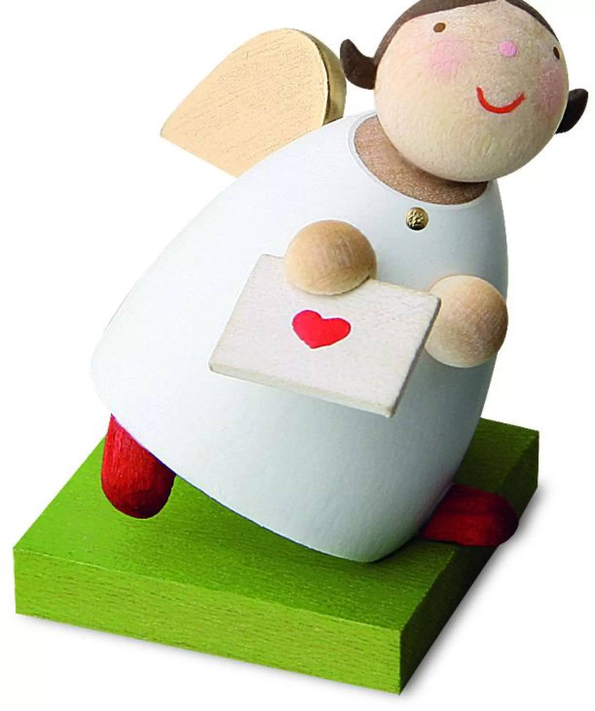 Gunter Reichel Little Angel Figurine - Guardian Angel With Letter
