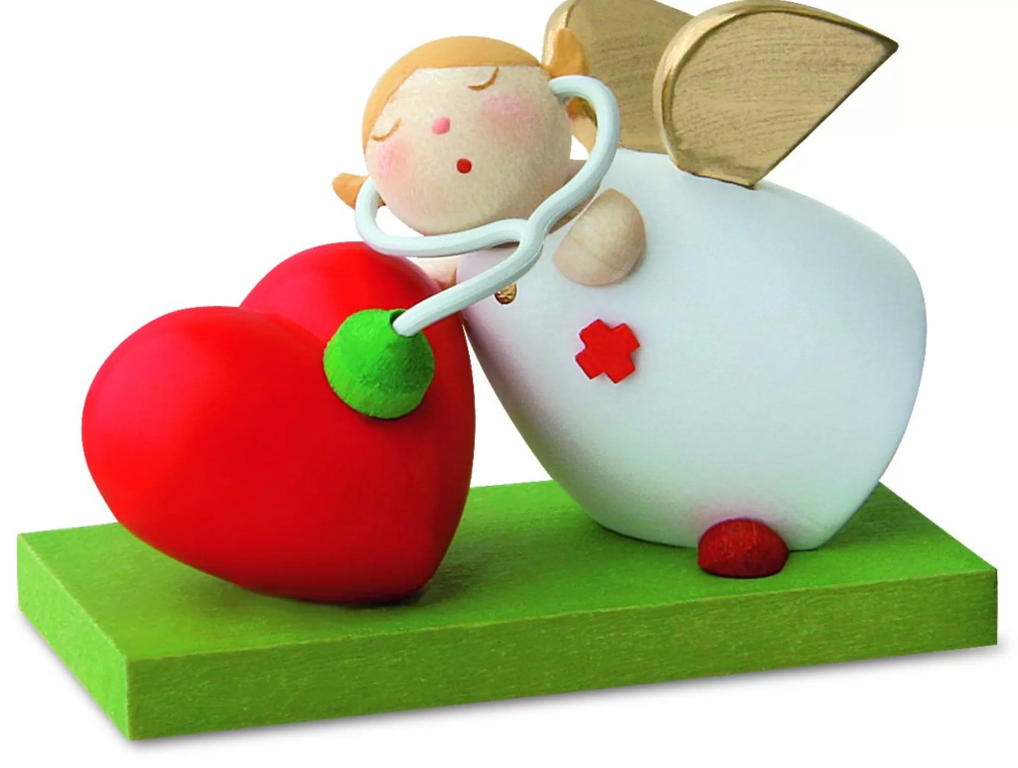 Gunter Reichel Little Angel Figurine - Guardian Angel With Stethoscope