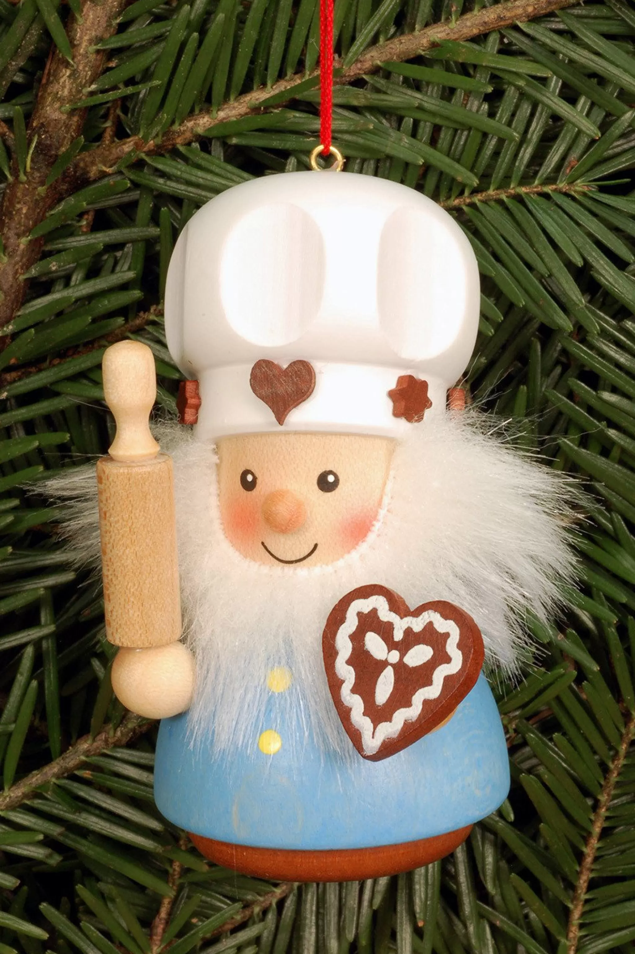 Christian Ulbricht Little Gnome Christmas Tree Decoration - Colourful Gingerbread Baker