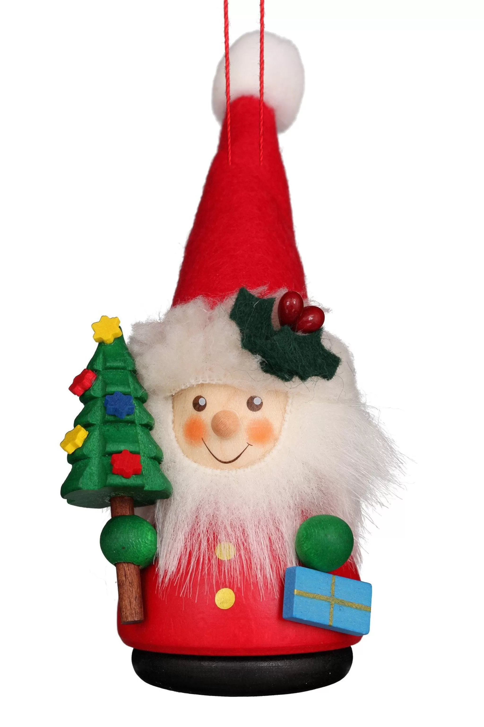 Christian Ulbricht Little Gnome Christmas Tree Decoration - Colourful Santa'S Helper
