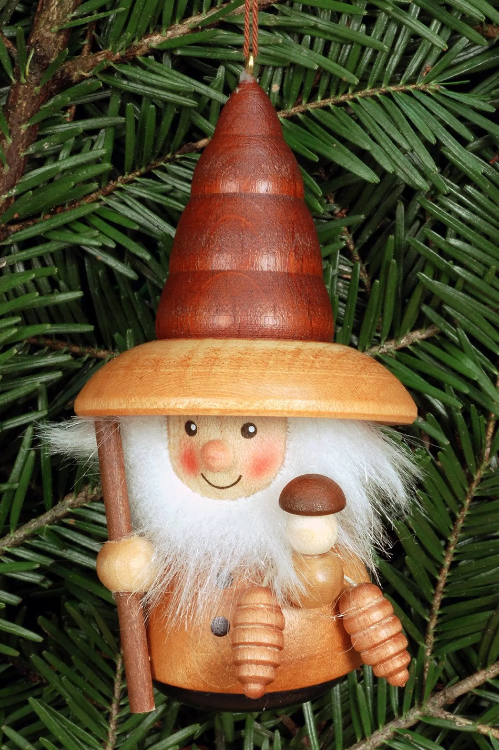 Christian Ulbricht Little Gnome Christmas Tree Decoration - Natural Forest Gnome