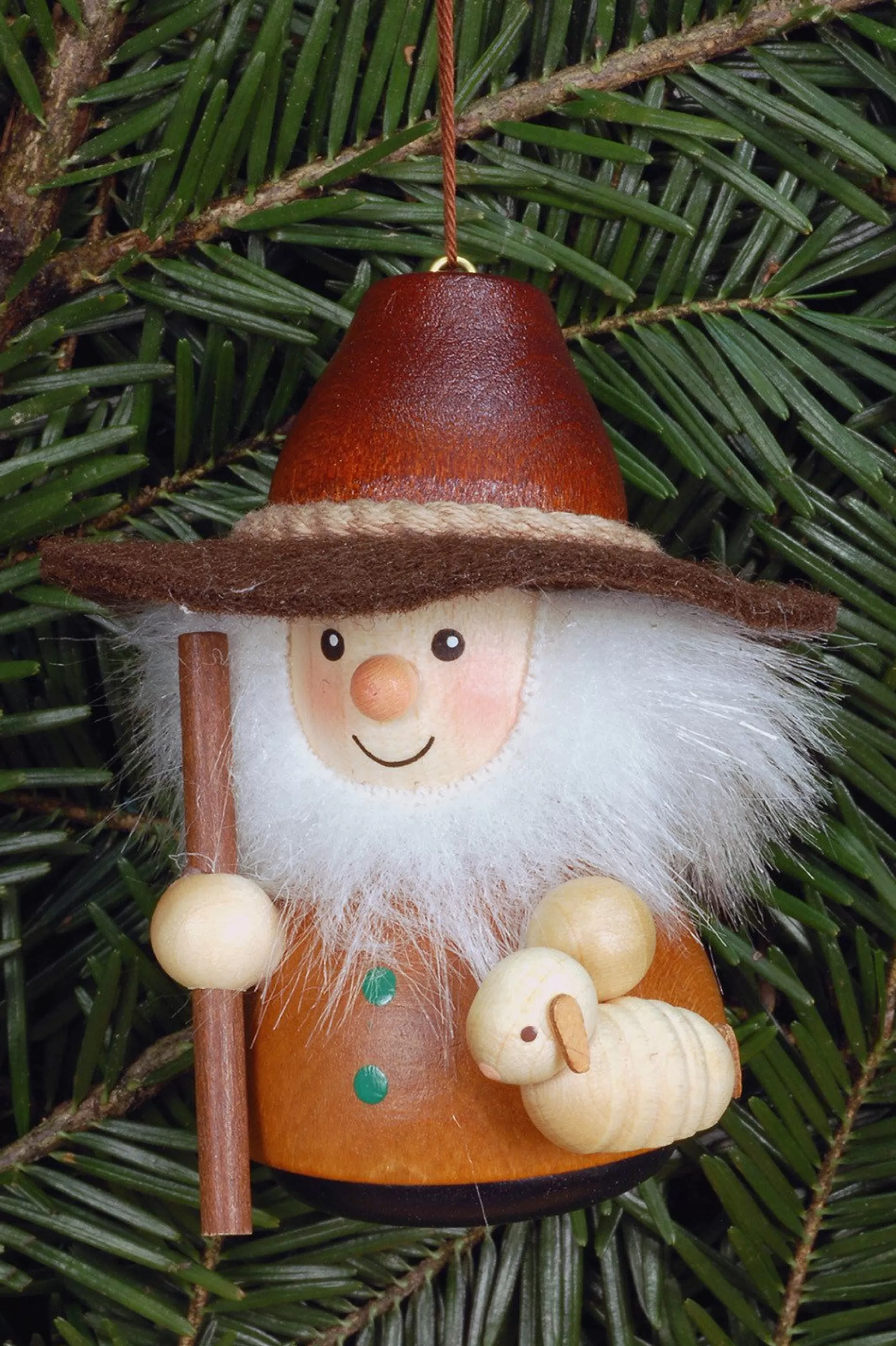 Christian Ulbricht Little Gnome Christmas Tree Decoration - Natural Shepherd