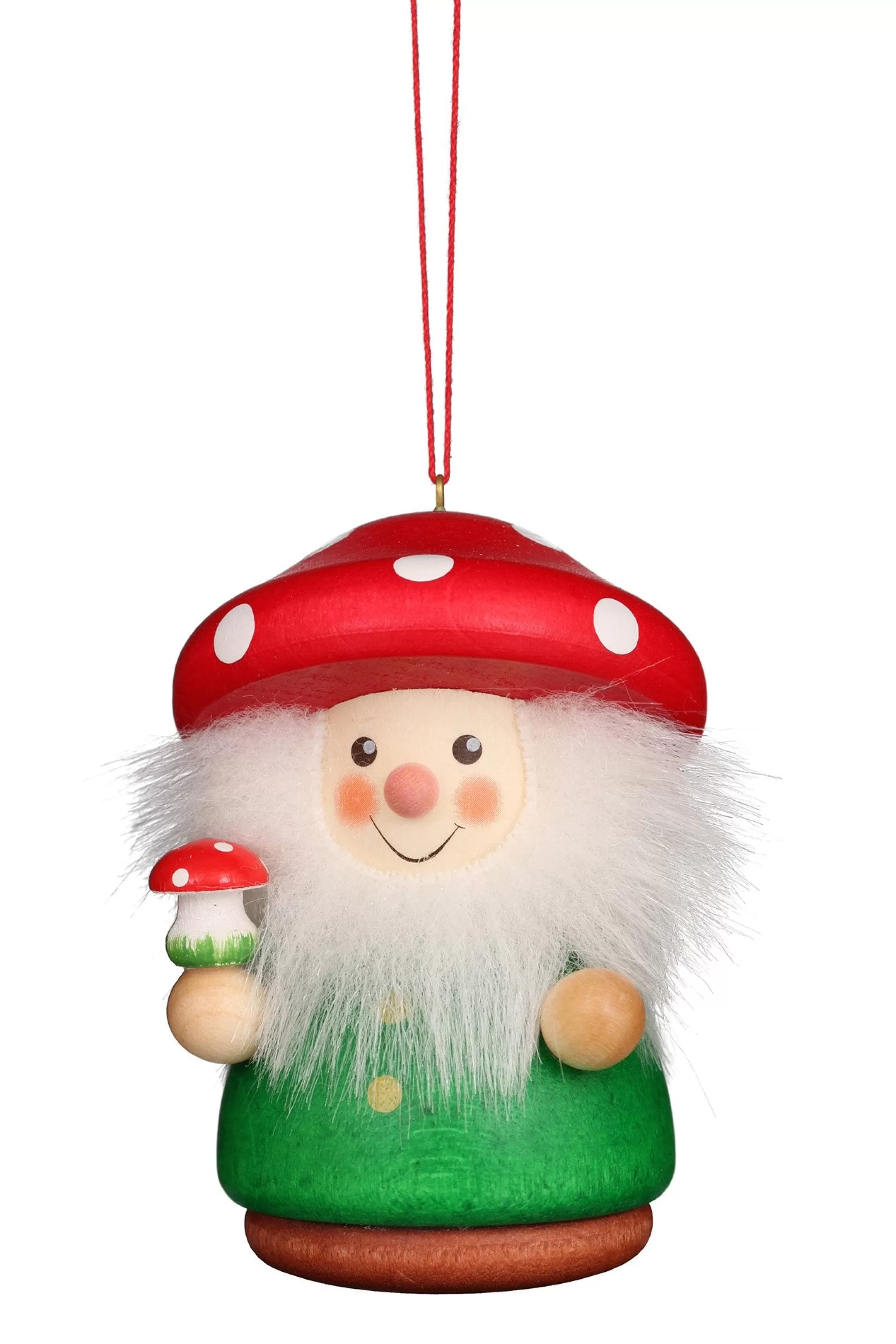 Christian Ulbricht Little Gnome Christmas Tree Decoration - Red Mushroom Man