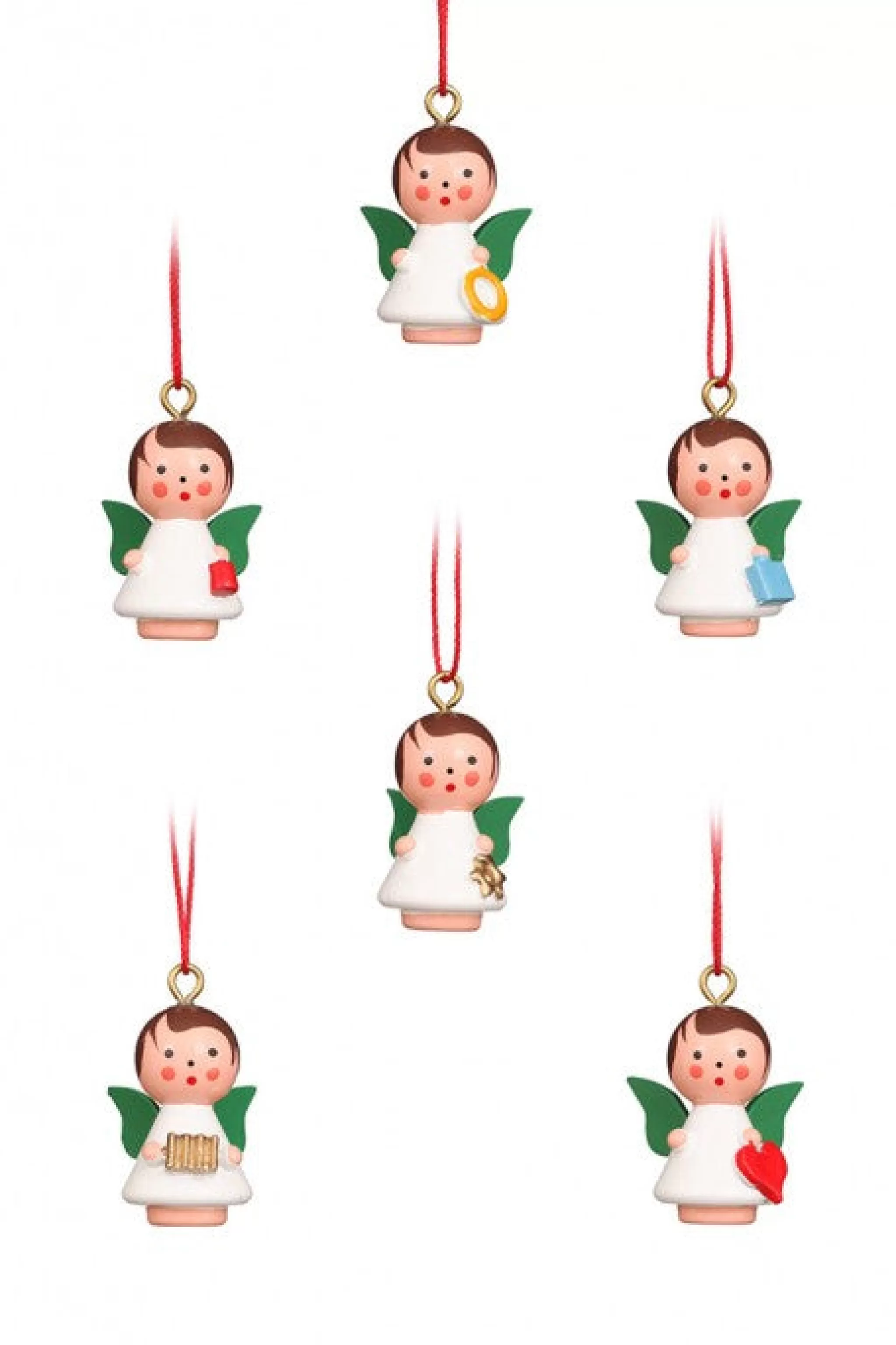 Christian Ulbricht Mini Angel - Colourful Wings - Christmas Tree Decoration