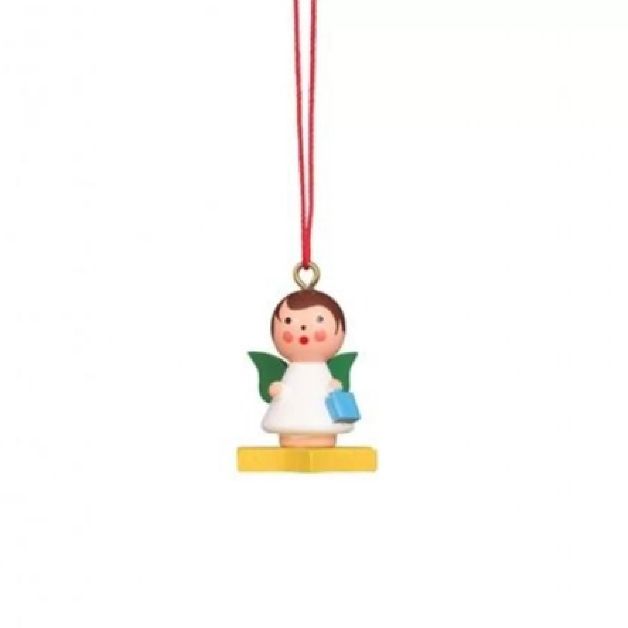 Christian Ulbricht Mini Angel - Floating On A Colourful Star - Christmas Tree Decoration
