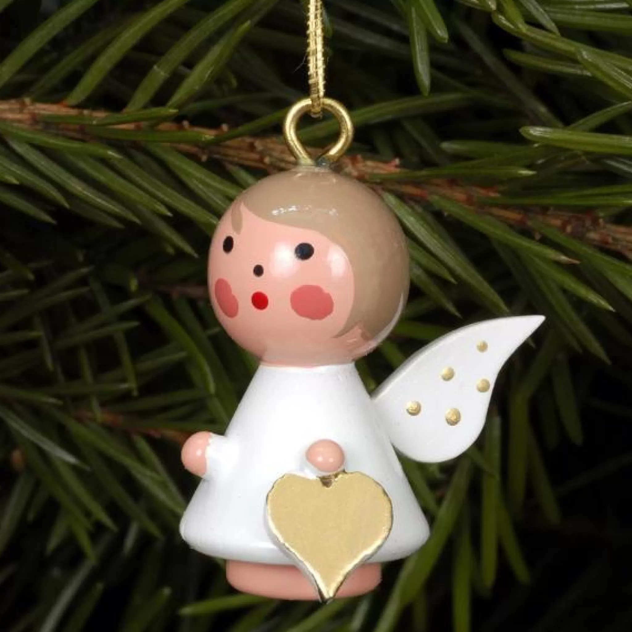 Christian Ulbricht Mini Angel - Golden Wings - Christmas Tree Decoration