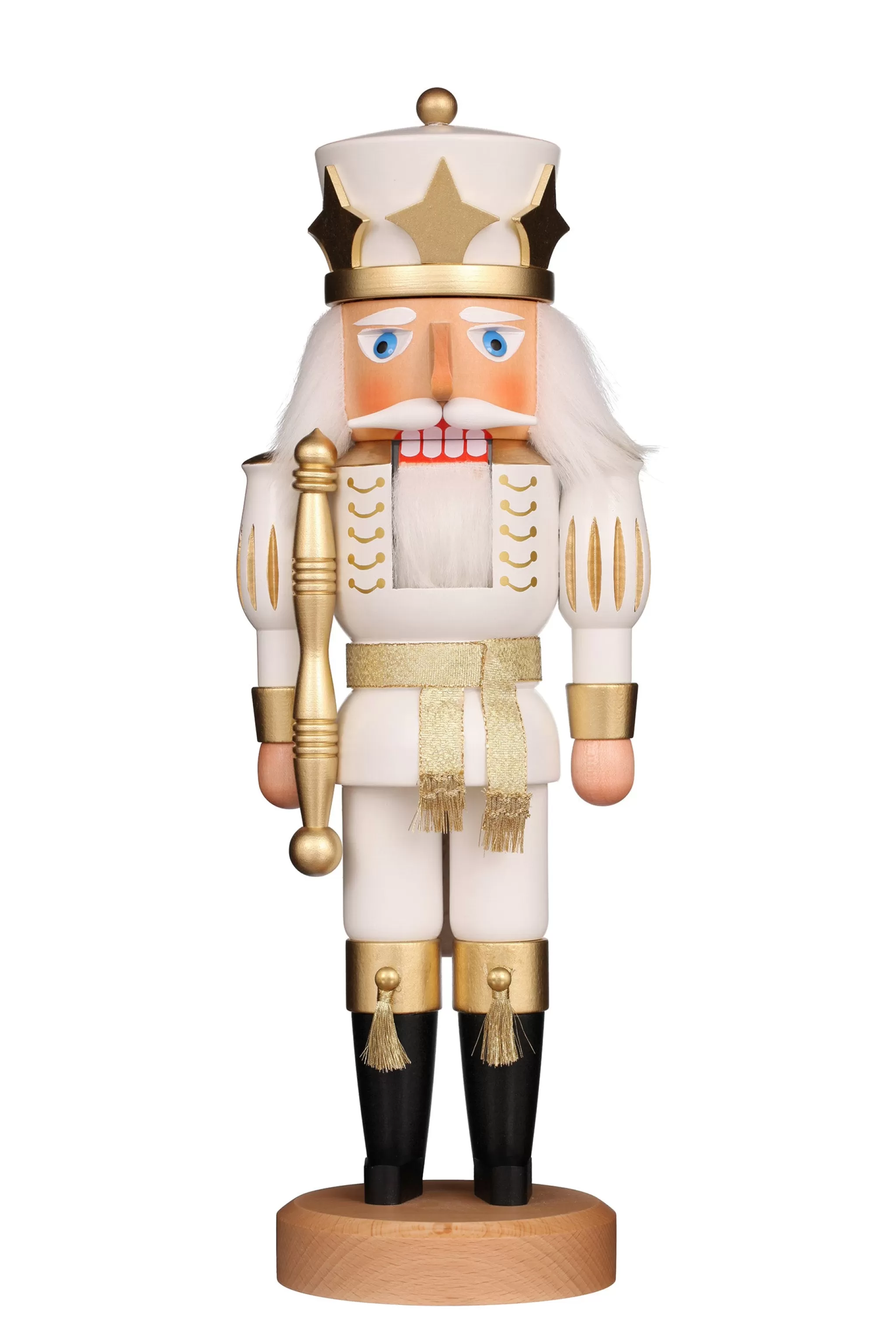 Christian Ulbricht Nutcracker (Classic) - King In White And Gold