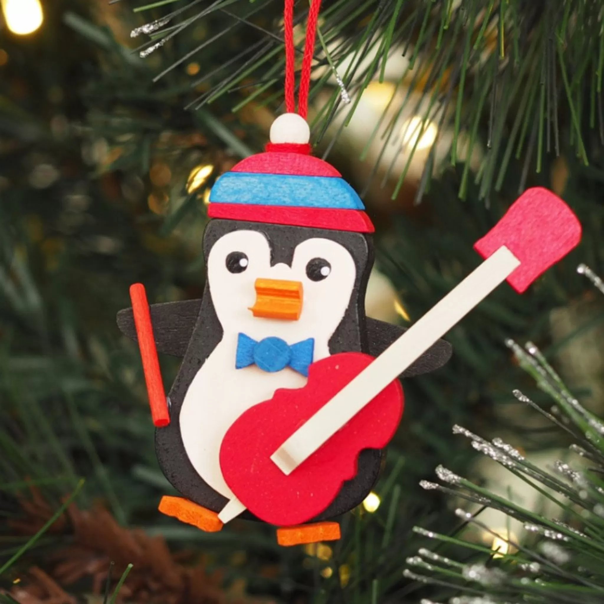 Graupner Penguin Rockstar - Christmas Tree Decoration