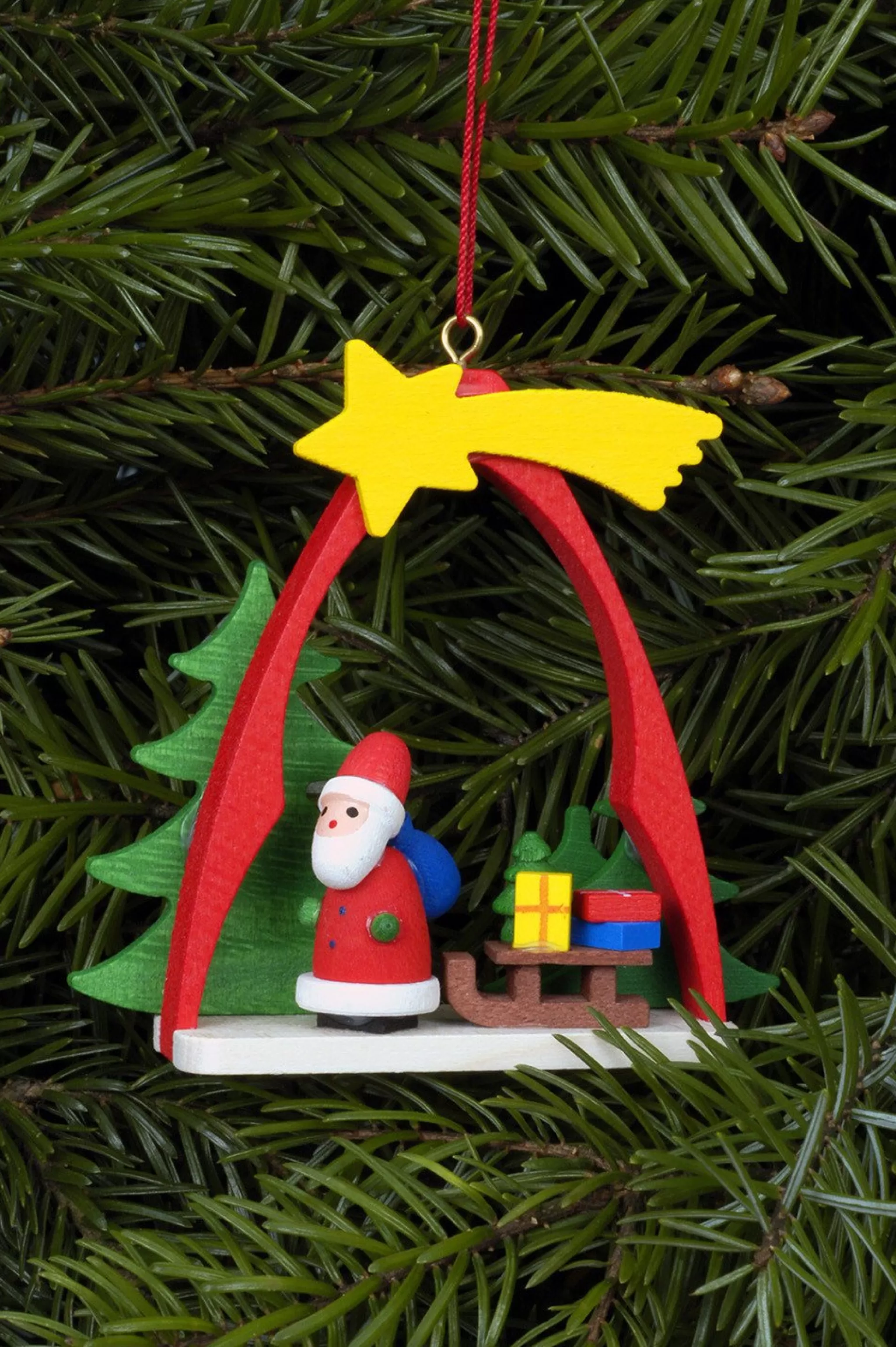 Christian Ulbricht Shooting Star Santa - Christmas Tree Decoration