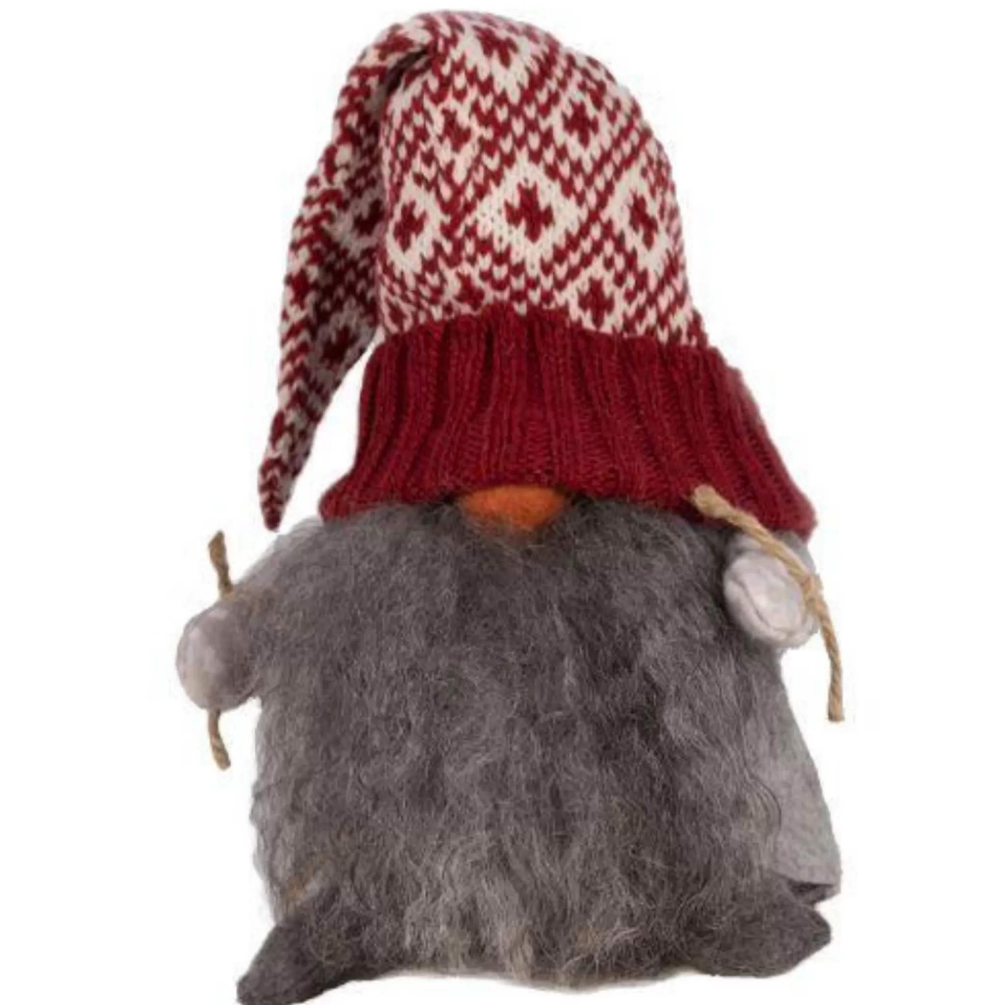 Asas Tomtebod Tomte Gnome - Carl With Knitted Cap (Red And White)