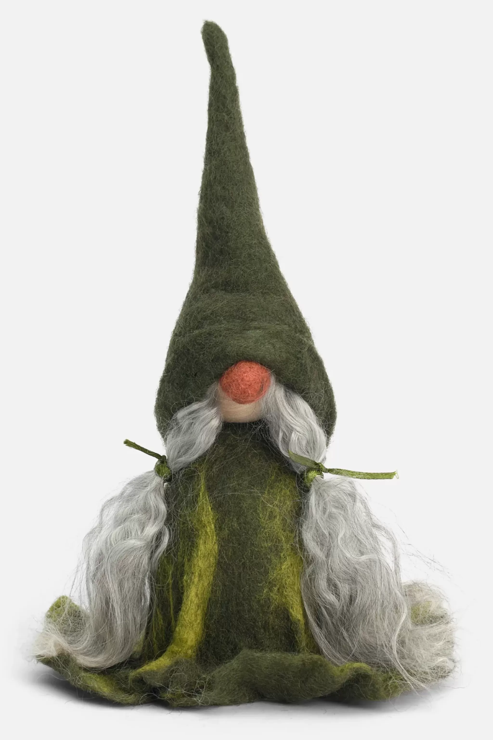 Asas Tomtebod Tomte Gnome - Hilma (Green Dress)