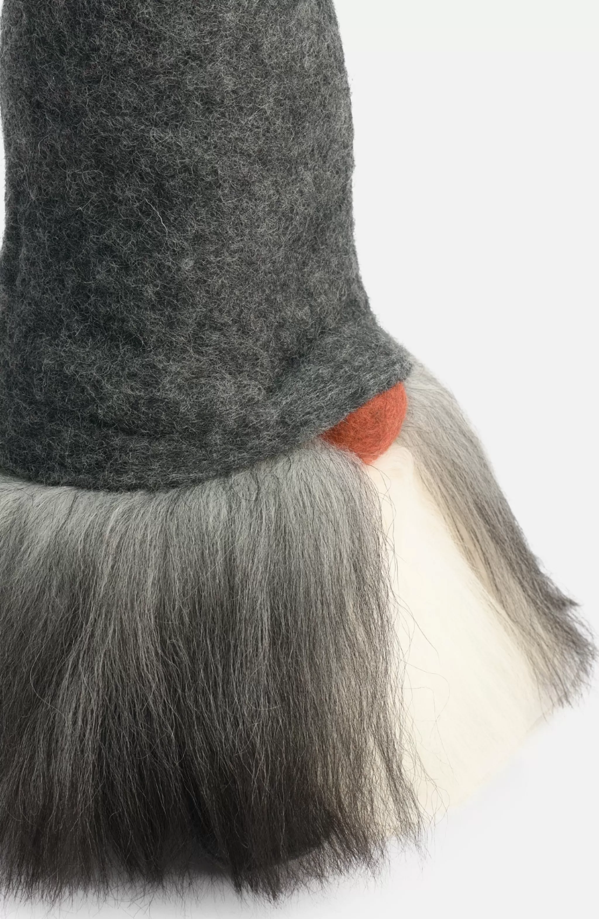 Asas Tomtebod Tomte Gnome - Verner With Felt Cap (Grey)