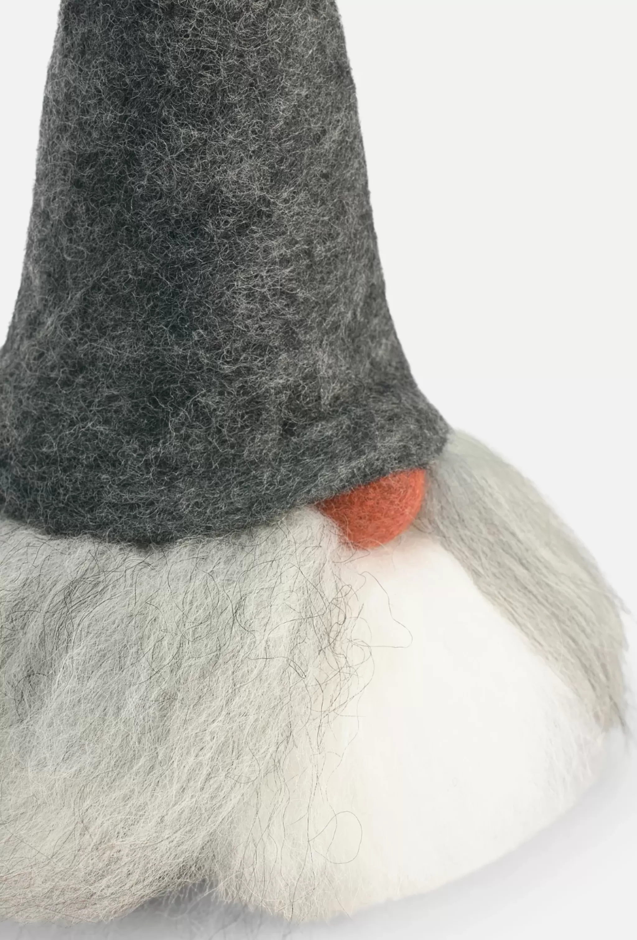 Asas Tomtebod Tomte Gnome - Walter With Felt Cap (Grey)
