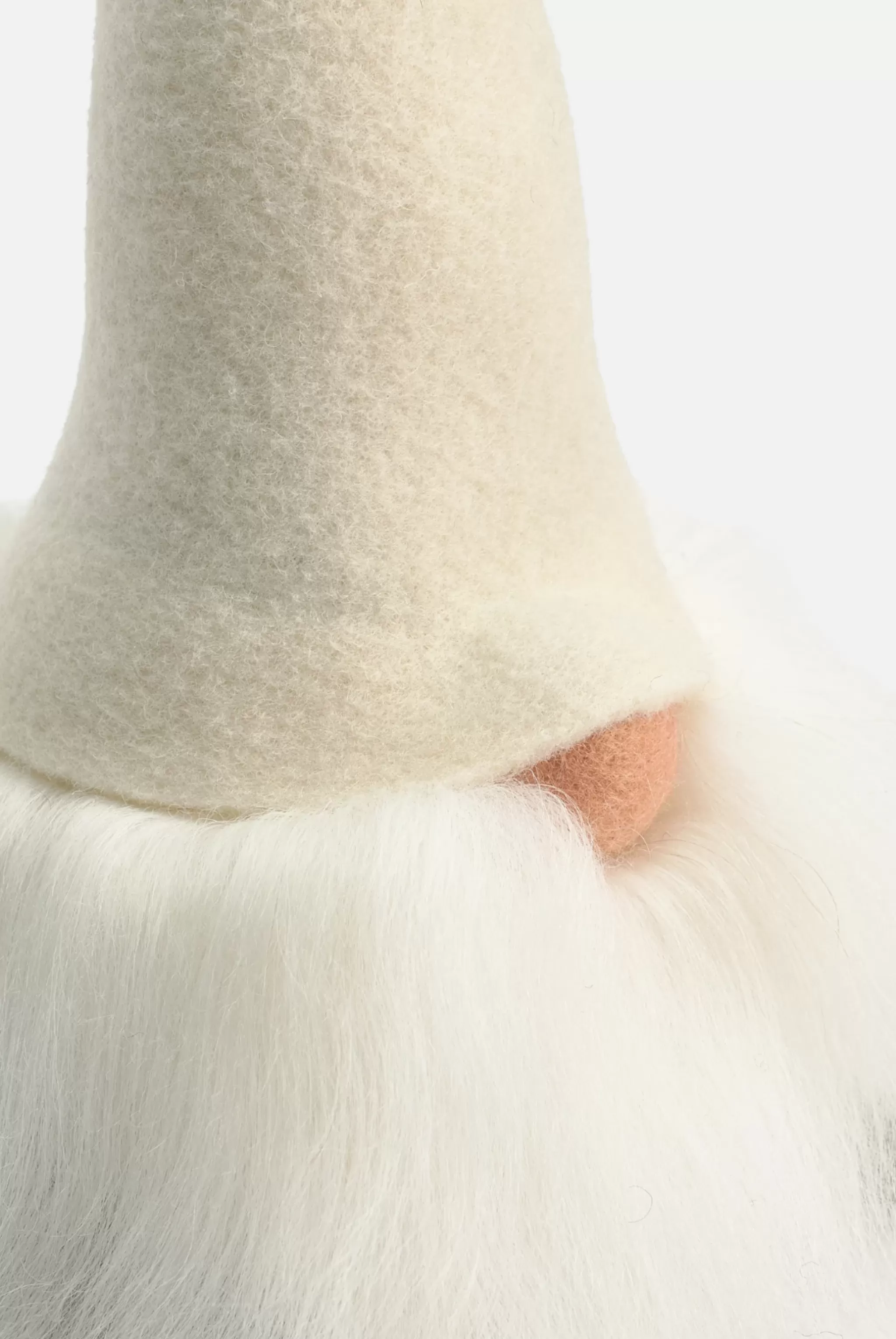 Asas Tomtebod Tomte Gnome - Walter With Felt Cap (White)