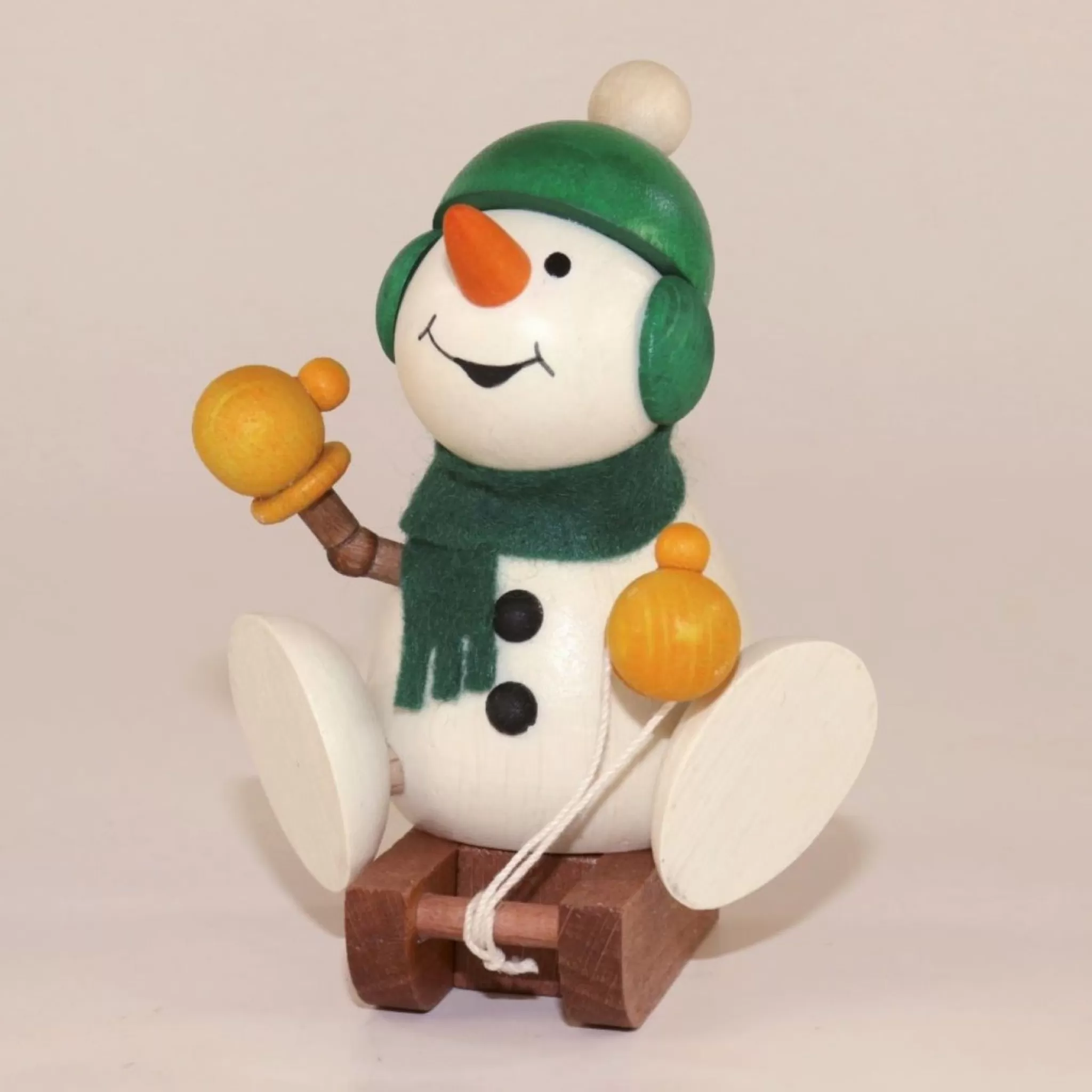 Paul Ullrich Weihnachtsmann Collectibles - Large Snowman With Sled
