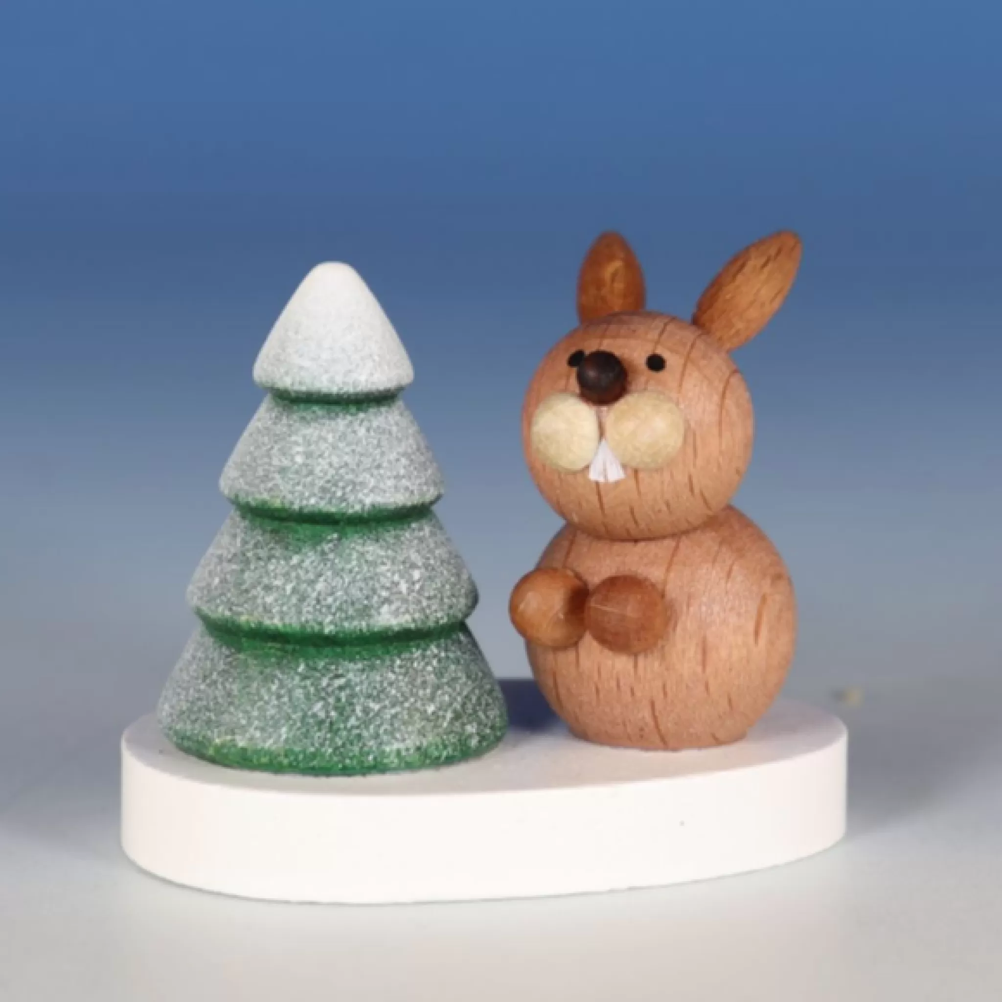 Paul Ullrich Weihnachtsmann Collectibles - Rabbit And Snowy Tree