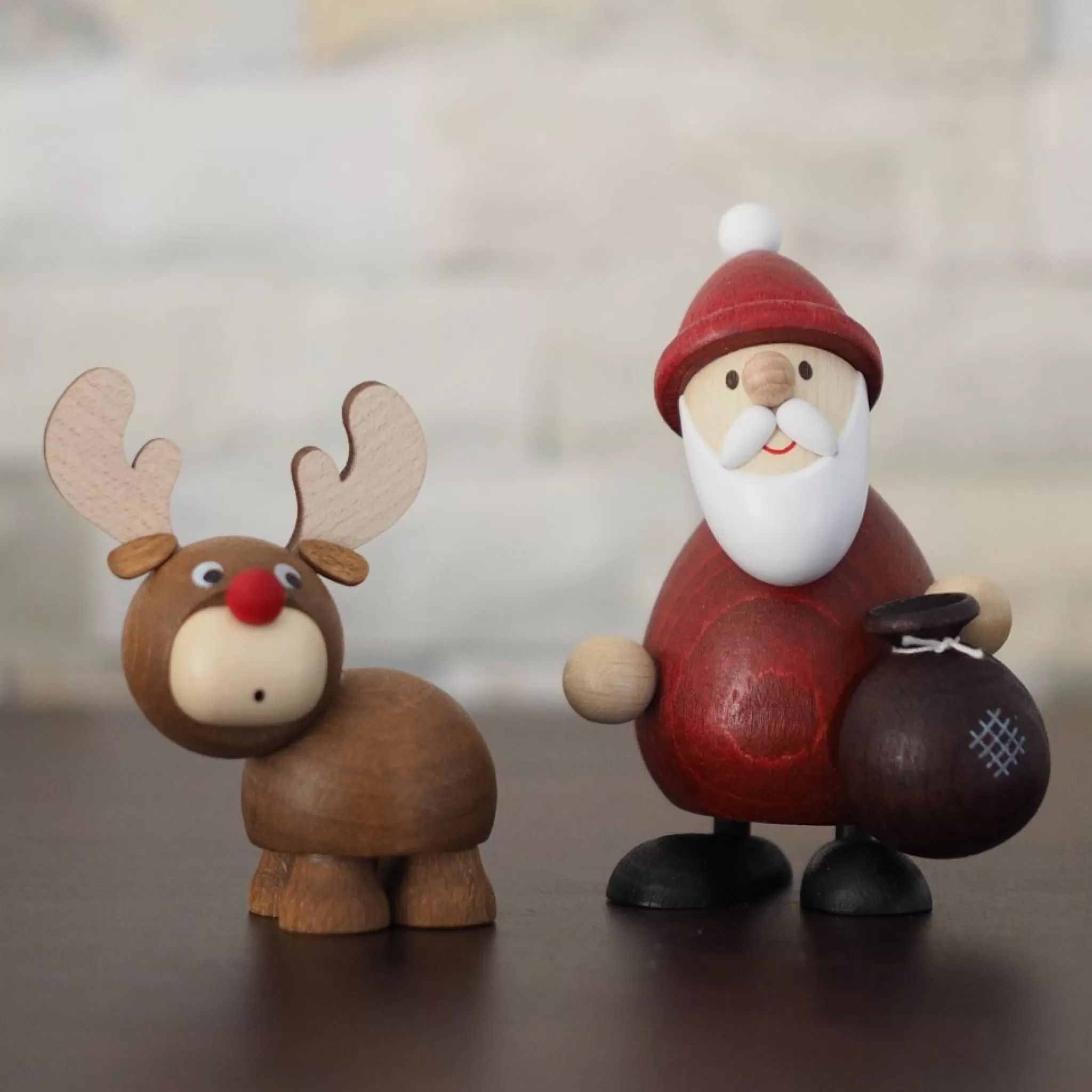 Paul Ullrich Weihnachtsmann Collectibles - Santa And Rudolph