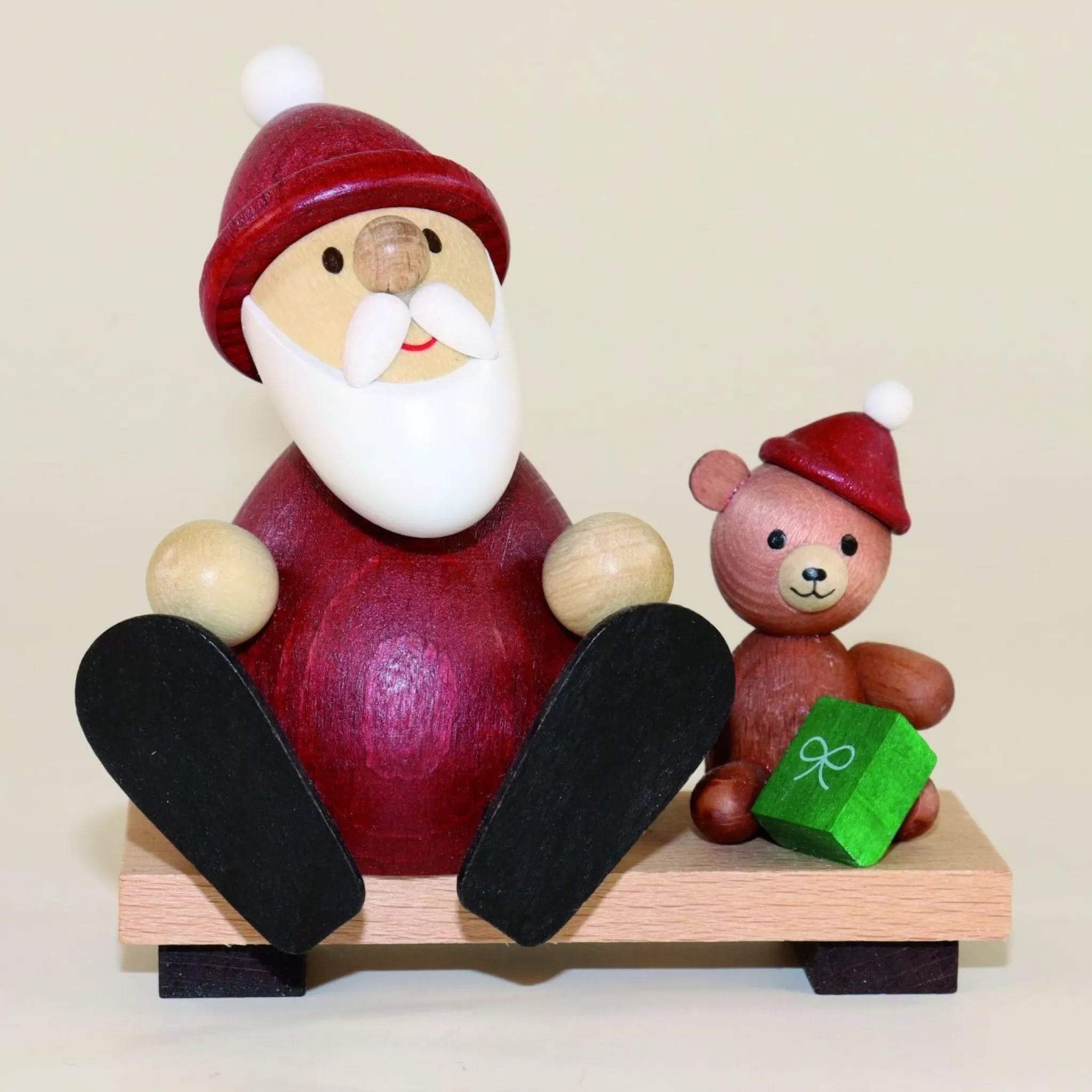 Paul Ullrich Weihnachtsmann Collectibles - Santa With Teddy Bear